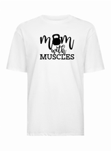 Load image into Gallery viewer, Mom with Muscles (Tank or Tee)
